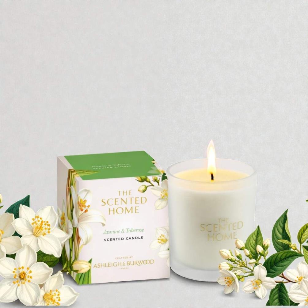 Ashleigh & Burwood Jasmine & Tuberose Scented Candle Extra Image 1
